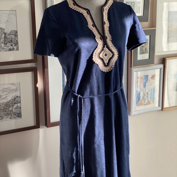 Tory Burch Navy dress - Picture 2 of 6
